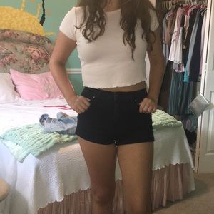 Free people black shorts